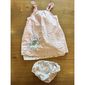 Gymboree Peter Rabbit‎ 12-18 Month Dress & Diaper Cover